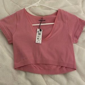 Garage Cropped Spandex Tshirt